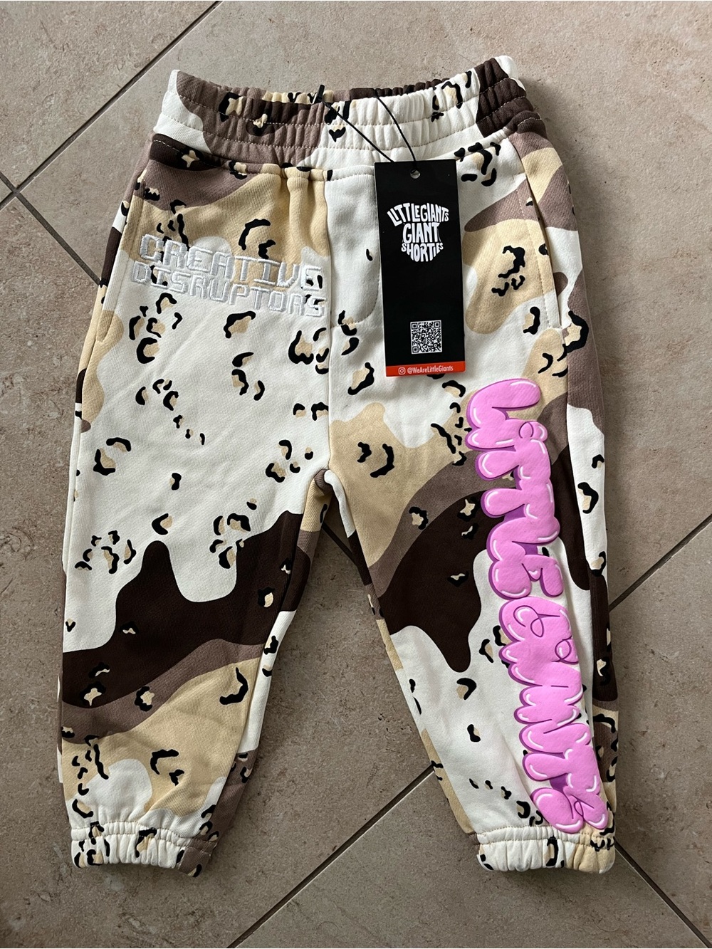 Little Giants Giant Shorties Camo Joggers